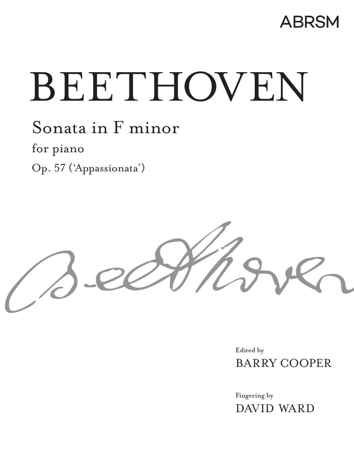 Sonata in F minor, Op. 57 ('Appassionata')