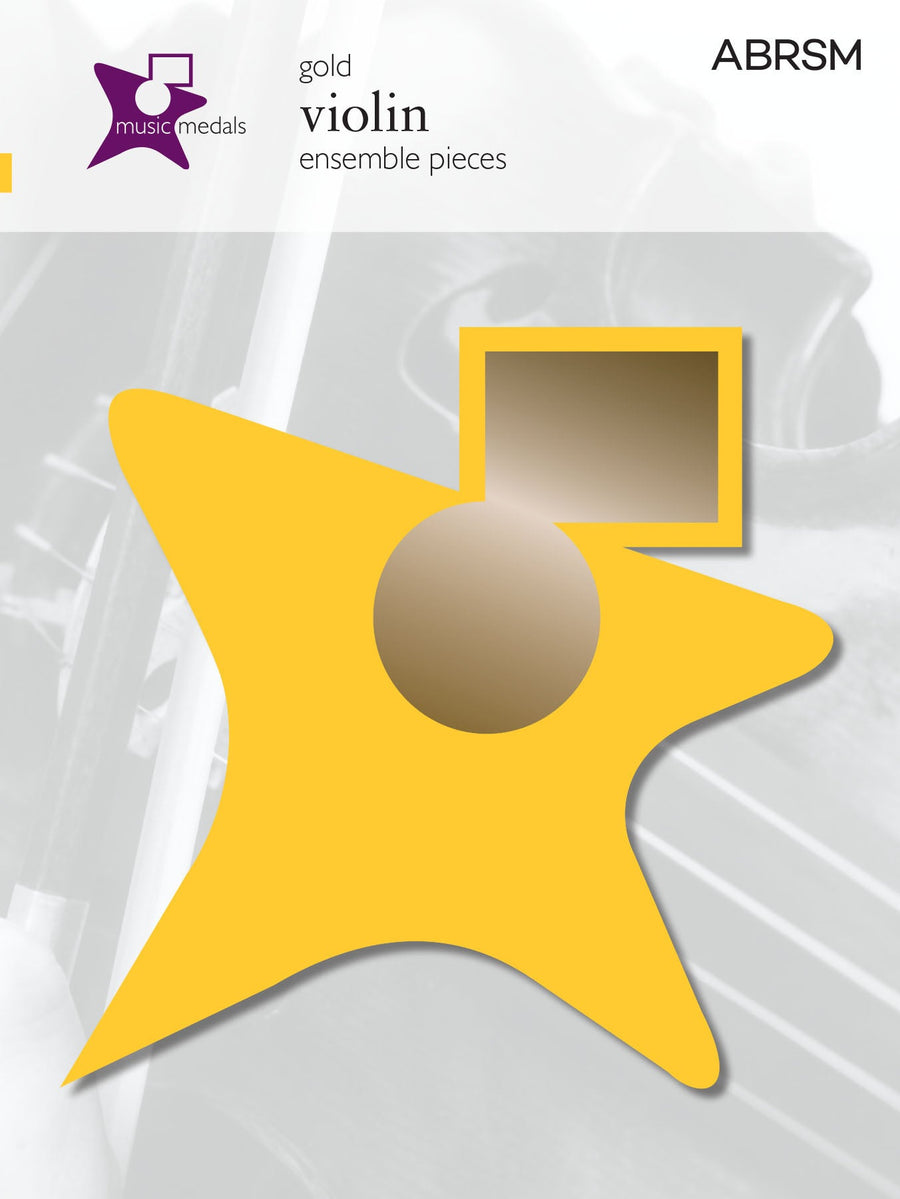 Music Medals Gold Violin Ensemble Pieces