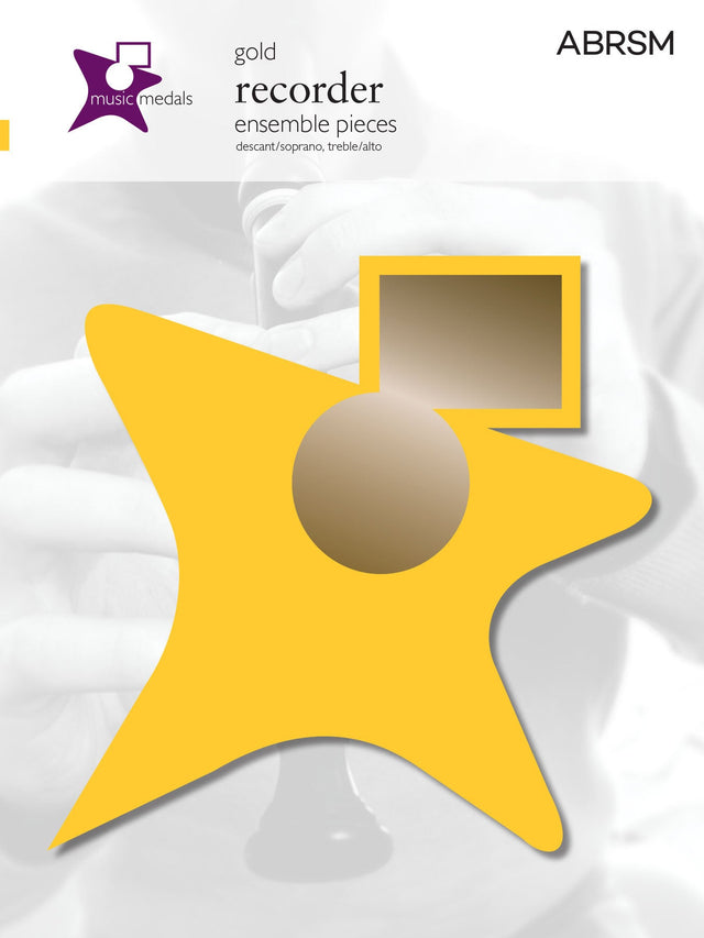 Music Medals Gold Recorder Ensemble Pieces