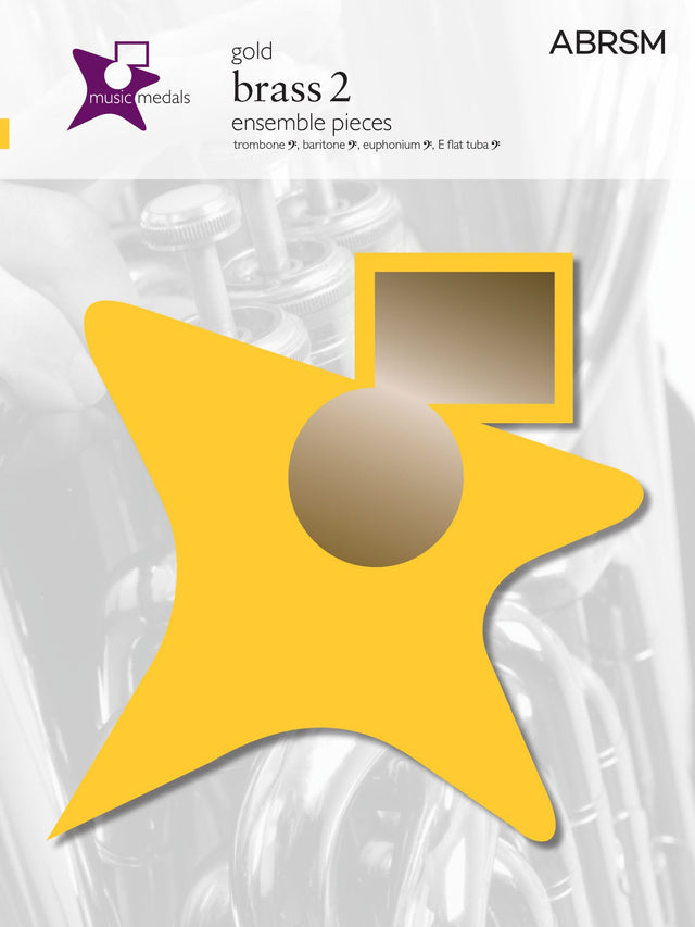 Music Medals Gold Brass 2 Ensemble Pieces