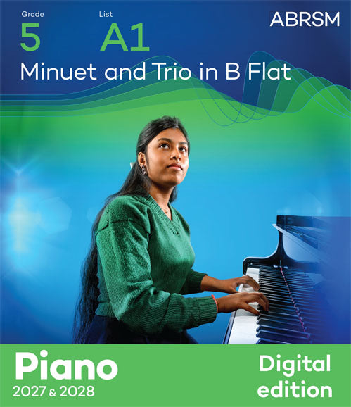 Minuet and Trio in B flat - Piano Exam Pieces 2027 & 2028, Grade 5 (Digital Sheet Music) cover