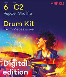 Pepper Shuffle - Drum Kit Exam Pieces 2024 Grade 6 Digi (Digital Sheet Music)