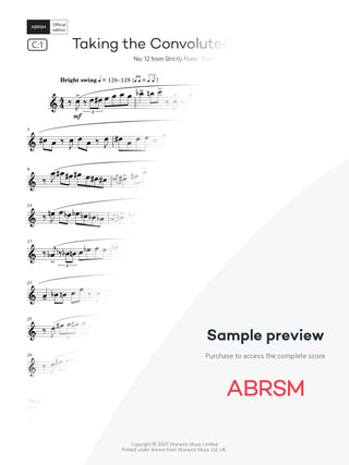 Taking the Convoluted Route - Flute Exam Pieces 2026, Grade 6 (Digital Sheet Music) protected preview