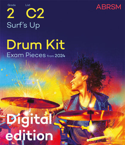 Surf's Up - Drum Kit Exam Pieces 2024 Grade 2 Digi (Digital Sheet Music) cover