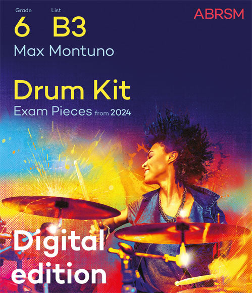 Max Montuno - Drum Kit Exam Pieces 2024 Grade 6 Digi (Digital Sheet Music) cover