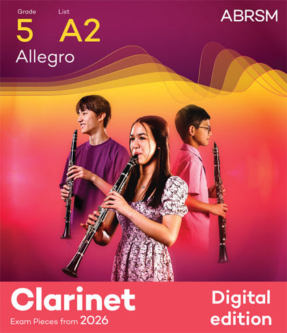 Allegro - Clarinet Exam Pieces 2026, Grade 5 (Digital Sheet Music) cover