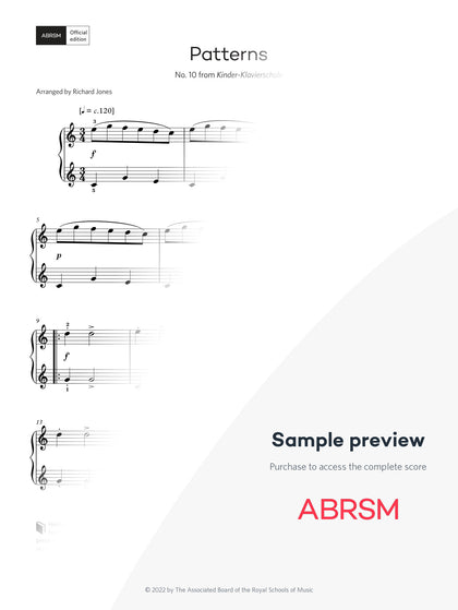 Patterns – Encore Plus, Book 1 – Digital sheet music protected score preview