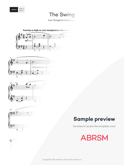 The Swing – Encore Plus, Book 1 – Digital sheet music protected score preview