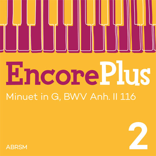 Minuet in G, BWV Anh. II 116 – Encore Plus, Book 2 – Digital sheet music cover