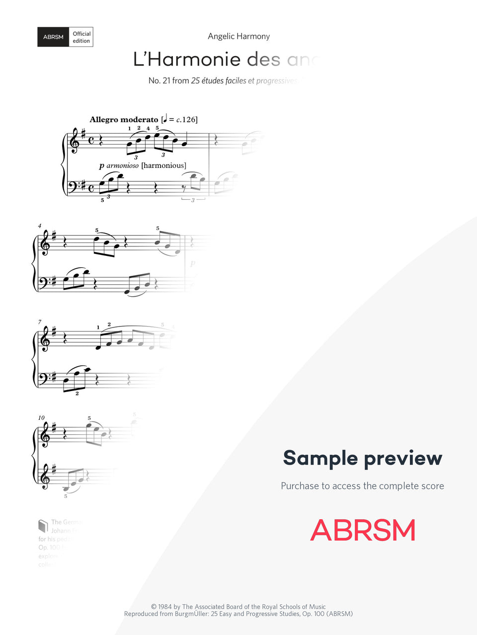 L'harmonie des anges – Encore Plus, Book 2 – Digital sheet music protected score preview