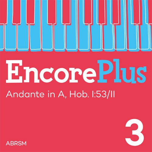 Andante in A, Hob. I:53/II – Encore Plus, Book 3 – Digital sheet music cover