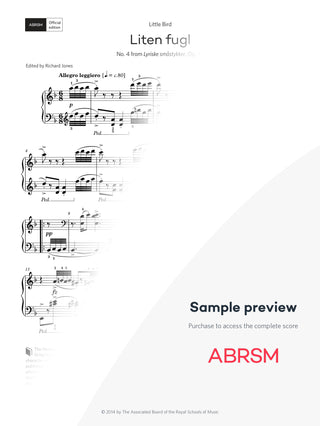 Liten Fugl – Encore Plus, Book 3 – Digital sheet music protected score preview #protected-score-preview