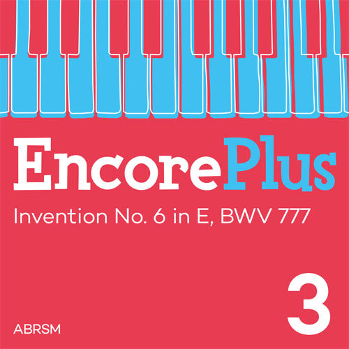 Invention No. 6 in E, BWV 777 – Encore Plus, Book 3 – Digital sheet music cover