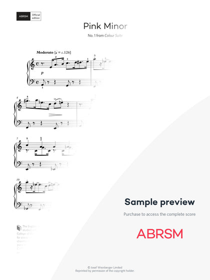 Pink Minor – Encore Plus, Book 4 – Digital sheet music protected score preview