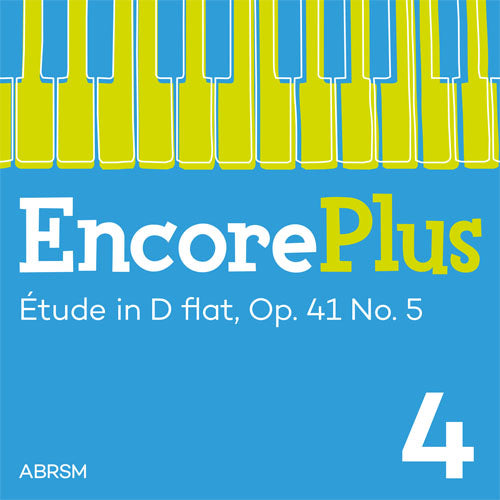 Étude in D flat, Op. 41 No. 5 – Encore Plus, Book 4 – Digital sheet music cover