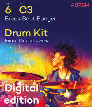 Break Beat Banger - Drum Kit Exam Pieces 2024 Grade 6 Digi (Digital Sheet Music) cover