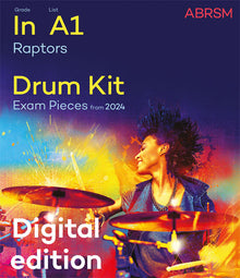 Raptors - Drum Kit Exam Pieces 2024 Initial Grade Digi (Digital Sheet Music)