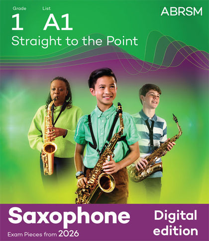 Straight to the Point - Sax Exam Pieces 2026, Grade 1 (Digital Sheet Music) cover