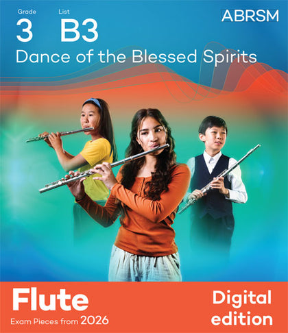 Dance of the Blessed Spirits - Flute Exam Pieces 2026, Grade 3 (Digital Sheet Music) cover