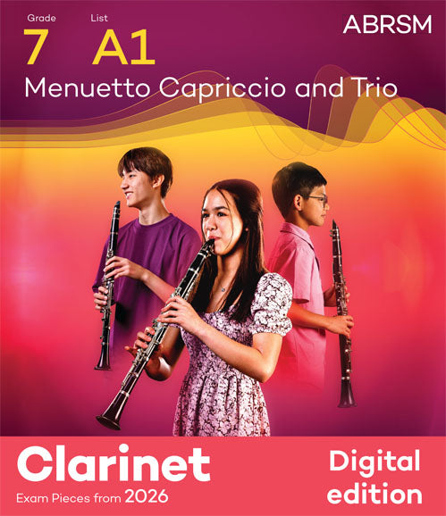 Menuetto Capriccio and Trio ) - Clarinet Exam Pieces 2026, Grade 7 (Digital Sheet Music) cover
