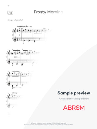 Piano Exam Pieces 2027 & 2028, ABRSM Grade 1 - protected music sample