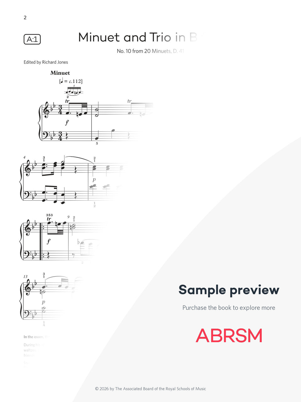 Piano Exam Pieces 2027 & 2028, ABRSM Grade 5 - protected music sample