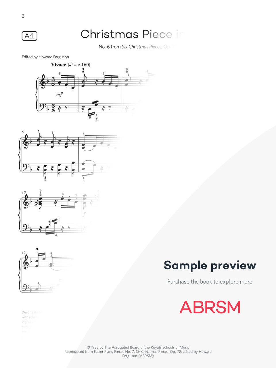 Piano Exam Pieces 2027 & 2028, ABRSM Grade 7 - protected music sample