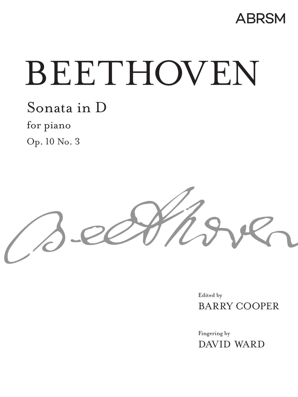 Sonata in D, Op. 10 No. 3