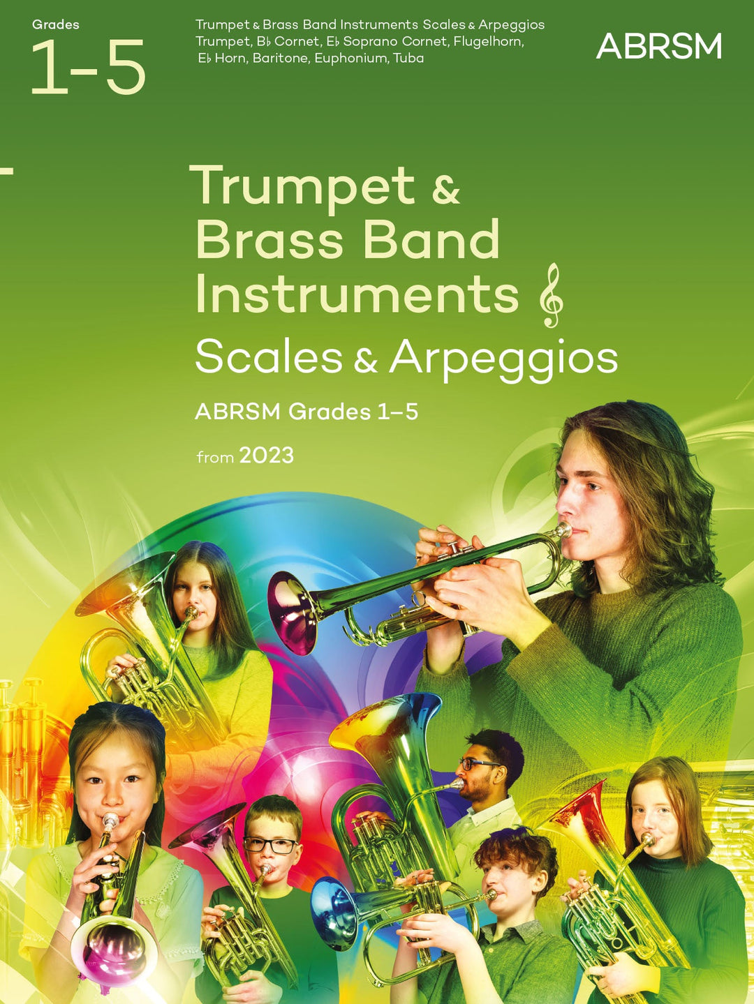 Scales and Arpeggios for Trumpet and Brass Band Instruments (treble clef), ABRSM Grades 1-5, from 2023