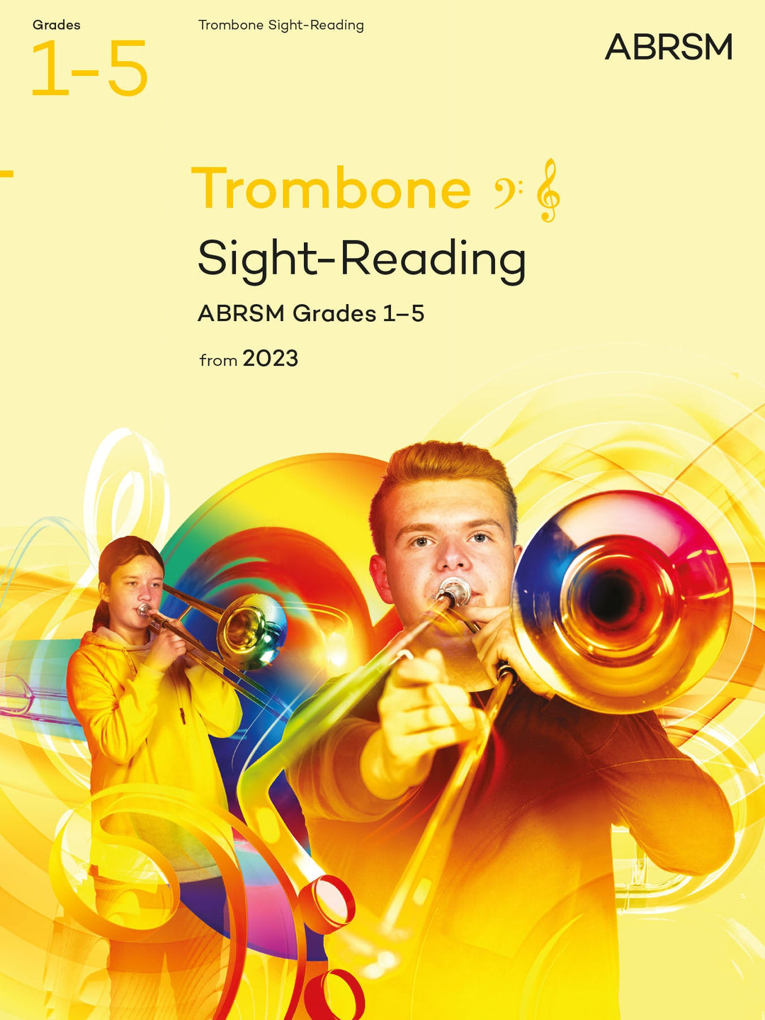 Sight-Reading for Trombone (bass clef and treble clef), ABRSM Grades 1-5, from 2023