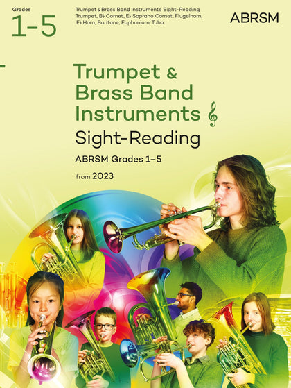 Sight-Reading for Trumpet and Brass Band Instruments (treble clef), ABRSM Grades 1-5, from 2023