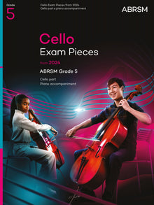 Cello Exam Pieces from 2024, ABRSM Grade 5, Cello Part & Piano Accompaniment