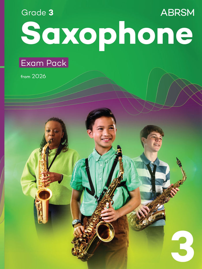 Saxophone Exam Pack from 2026, ABRSM Grade 3