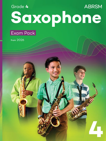 Saxophone Exam Pack from 2026, ABRSM Grade 4
