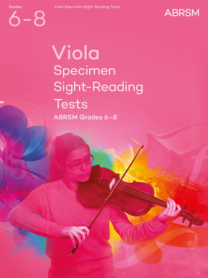 Viola Specimen Sight-Reading Tests, ABRSM Grades 6–8