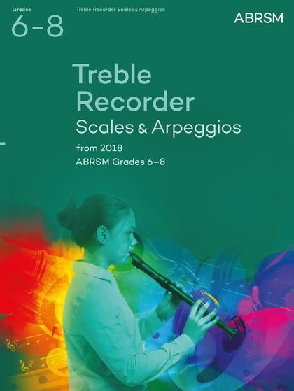 Treble Recorder Scales & Arpeggios, ABRSM Grades 6–8