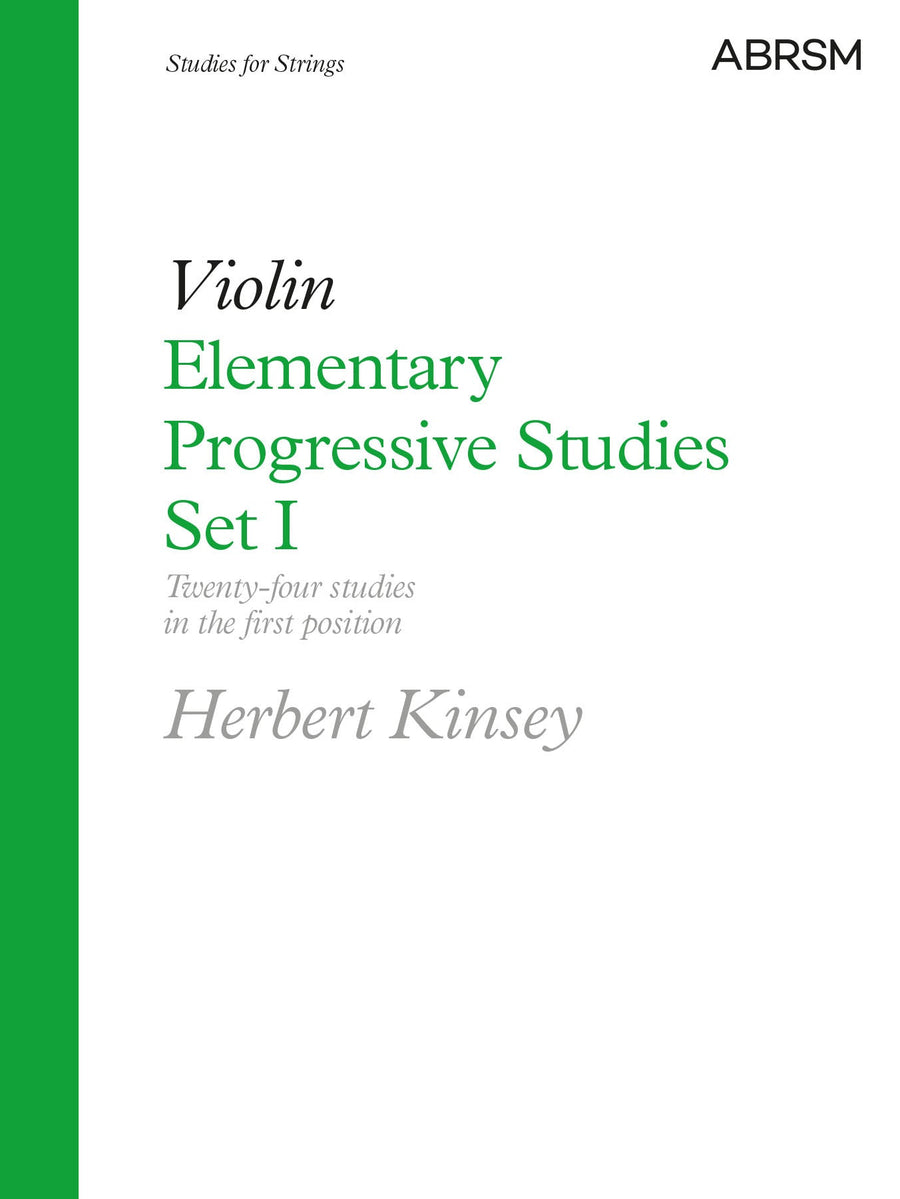 Elementary Progressive Studies, Set I for Violin