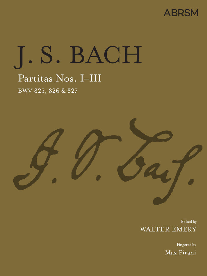 Partitas Nos. 1 to 3
