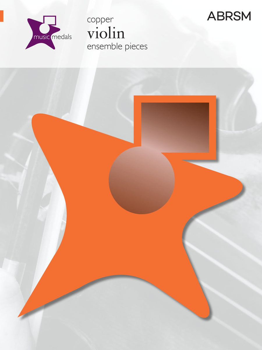 Music Medals Copper Violin Ensemble Pieces