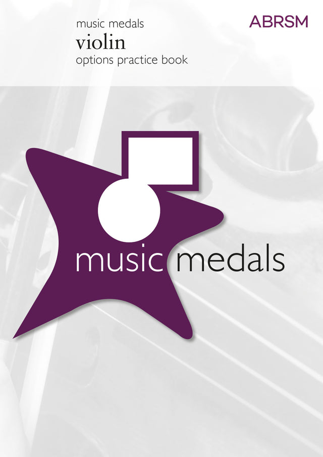 Music Medals Violin Options Practice Book