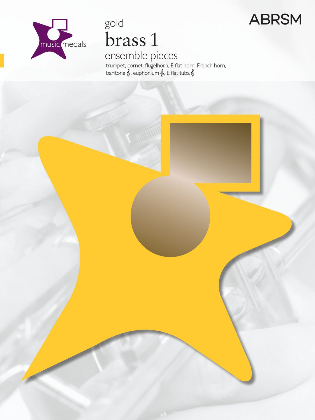Music Medals Gold Brass 1 Ensemble Pieces