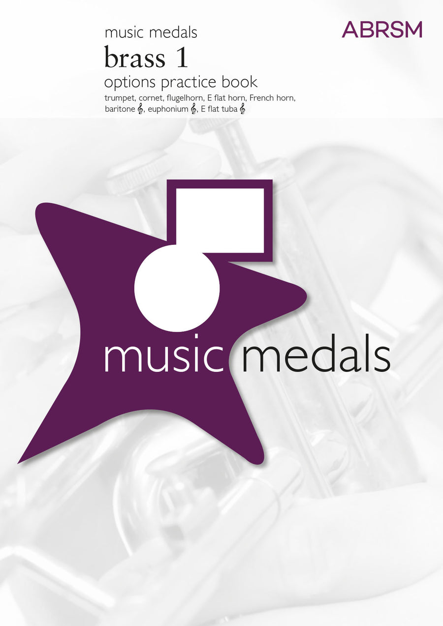 Music Medals Brass 1 Options Practice Book