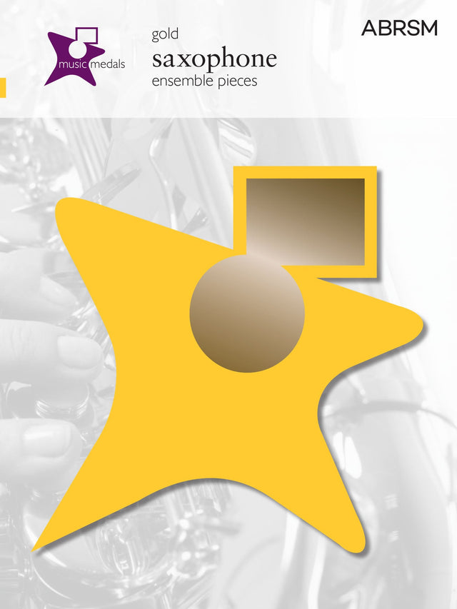 Music Medals Gold Saxophone Ensemble Pieces