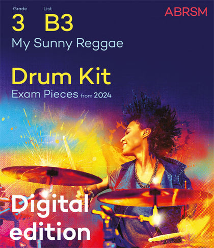 My Sunny Reggae - Drum Kit Exam Pieces 2024 Grade 3 Digi (Digital Sheet Music) cover