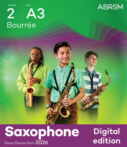 Bourrée - Sax Exam Pieces 2026, Grade 2 (Digital Sheet Music) cover