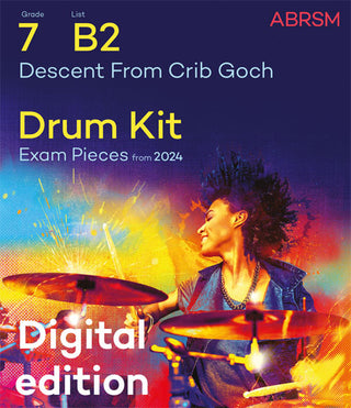 Descent From Crib Goch - Drum Kit Exam Pieces 2024 Grade 7 Digi (Digital Sheet Music) cover