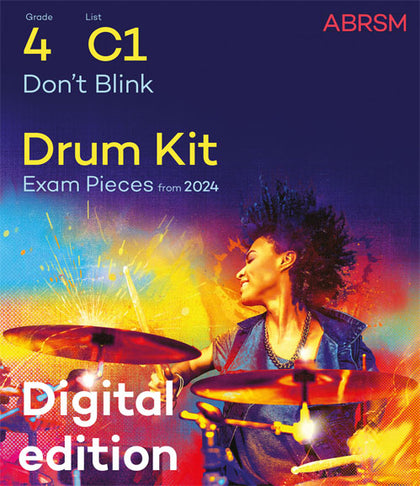 Don't Blink - Drum Kit Exam Pieces 2024 Grade 4 Digi (Digital Sheet Music) cover
