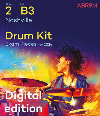 Nashville - Drum Kit Exam Pieces 2024 Grade 2 Digi (Digital Sheet Music) cover