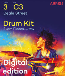 Beale Street - Drum Kit Exam Pieces 2024 Grade 3 Digi (Digital Sheet Music)