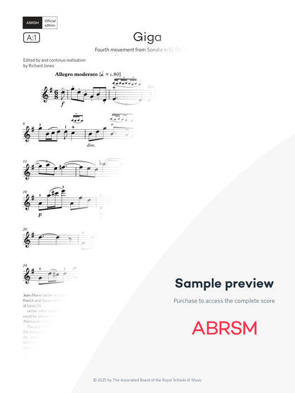 Giga - Flute Exam Pieces 2026, Grade 7 (Digital Sheet Music) protected preview